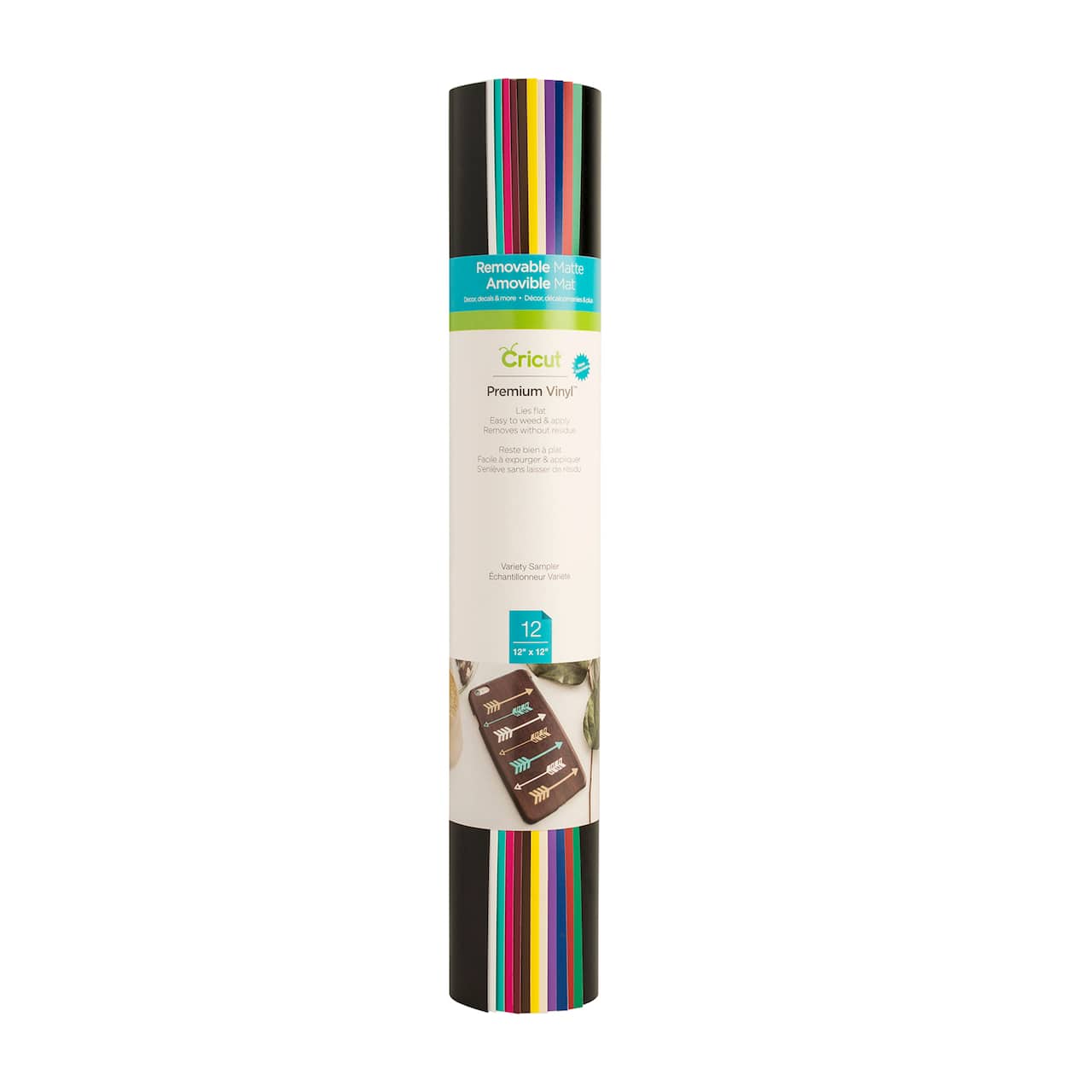 9 Packs: 12 ct. (108 total) Cricut® Premium Vinyl™, Variety Sampler